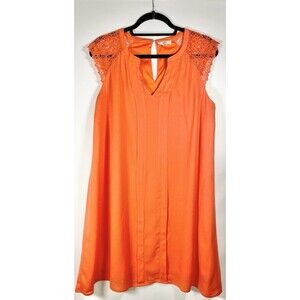 Women's Anthropologie Entro Lace Cap Sleeve Dress Size Medium